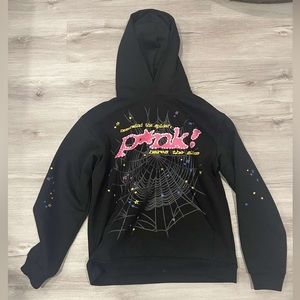 Pink spider hoodie NEW Men’s Medium